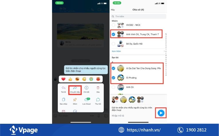 Zalo web - Tối ưu thao tác khi làm việc