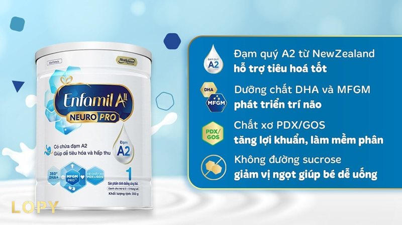 Enfamil A+ - Những nhóm chất phụ huynh nên quan tâm