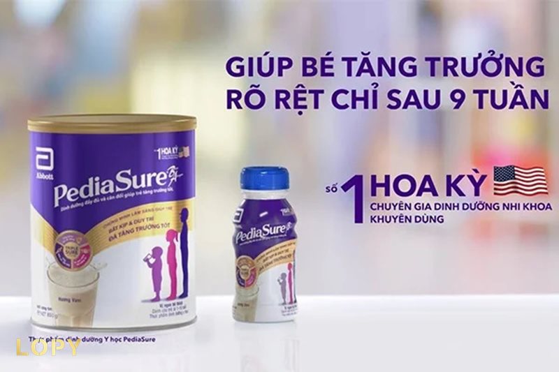 PediaSure - Nhóm dưỡng chất hỗ trợ tăng trưởng