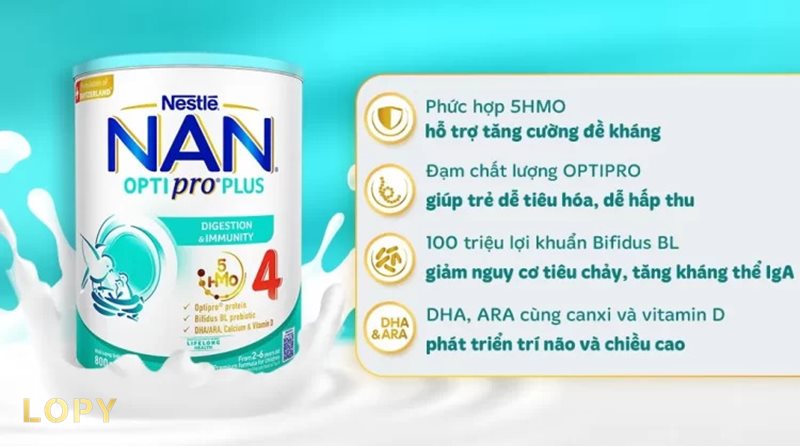 Nan Optipro - Đạm, DHA và nhóm vi chất thiết yếu