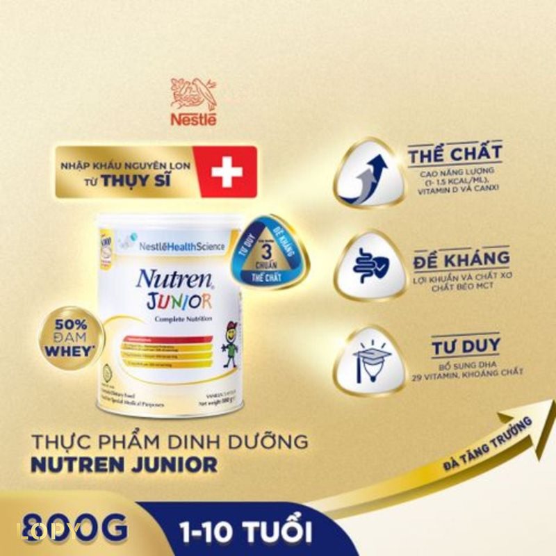 Nutren Junior - Có thể hỗ trợ khi dùng đúng đối tượng