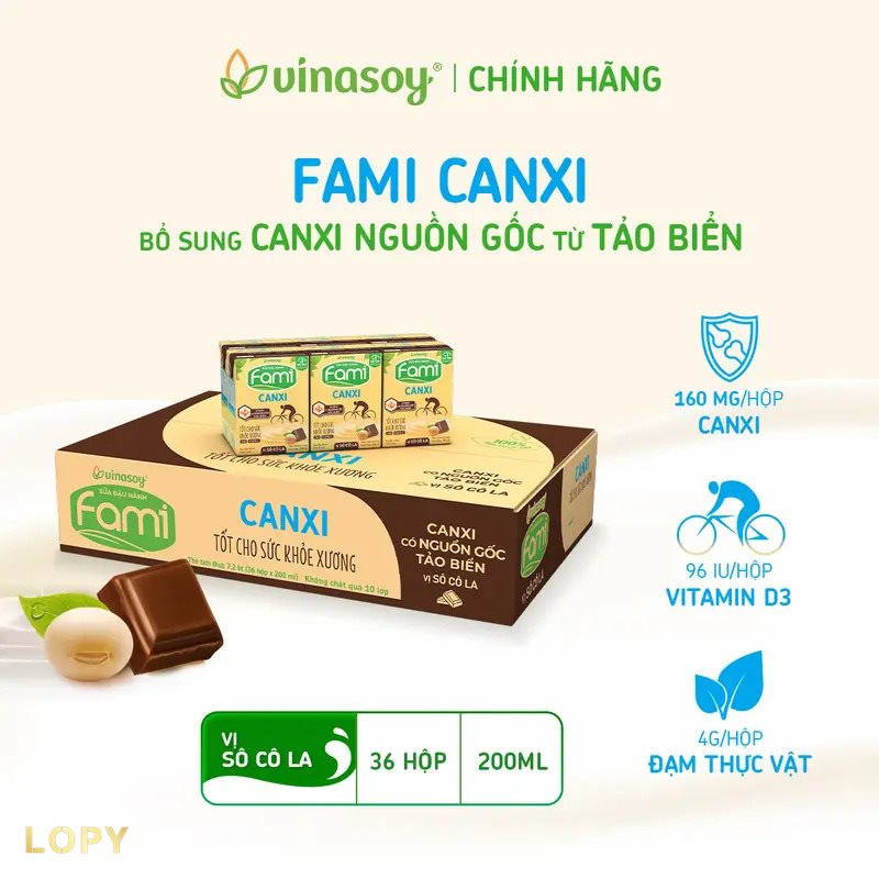 Sữa đậu nành Fami - Thương hiệu và đặc điểm sản phẩm