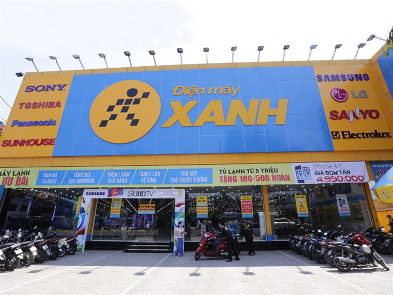 Dien may xanh - Kiểm tra khuyến mãi và chi phí phát sinh