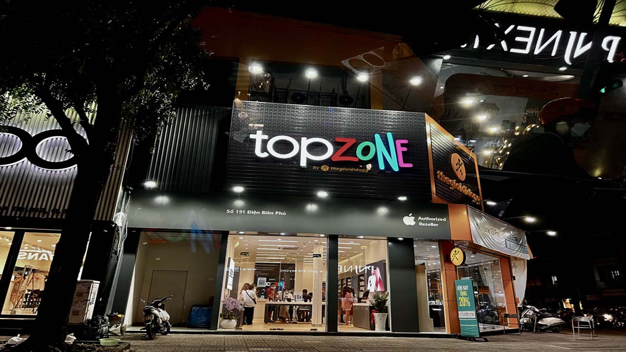Topzone - Các sản phẩm Apple có bán tại hệ thống