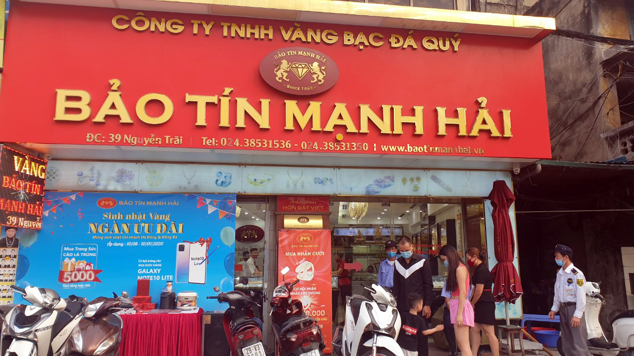 Bảo Tín Mạnh Hải - Giá vàng cập nhật hôm nay tại Bảo Tín Mạnh Hải